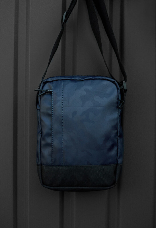 Сумка через плече темно-синя Staff navy camo, фото 1