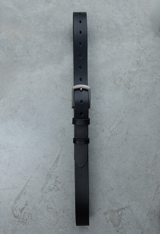 Чоловічий базовий ремінь Staff black2