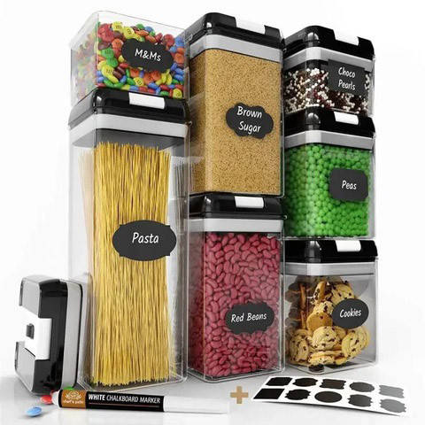 Набор контейнеров для еды FOOD Storage Container Set на защелках с ...