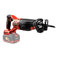 EHA Потужна пила шабельна акумуляторна GTM RS18/150BL : без АКБ, безщітковий, 3000 об/хв.,дерево 150мм, сталь 10мм (2907)