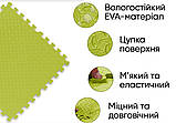 Татамі мат EasyFit SwallowTail (60х60 см) пазл хвіст ластівки жовтий, фото 3