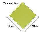 Татамі мат EasyFit SwallowTail (60х60 см) пазл хвіст ластівки жовтий, фото 4