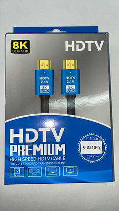 HDMI кабель 8K (Версія 2.1) 2 метри, фото 1