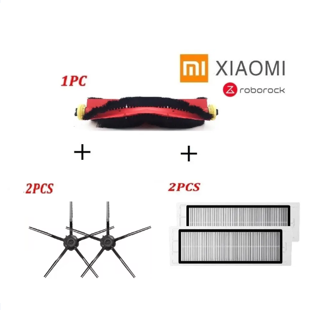 Комплект для робота-пилососа Xiaomi Mijia / RoboRock S50 S51 S55 S5 Max S6 S7 E4 E20 C10 Xiaowa
