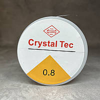 Силіконова нитка (прозора) для біжутерії, 0,8 мм* ≈ 6 м, арт 015285, 1 рулон, Прозорий