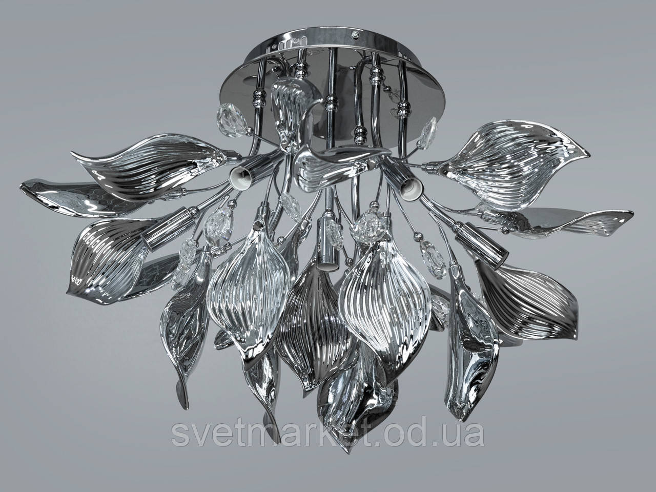 Декоративна стельова люстра 7229-3C HR, фото 1