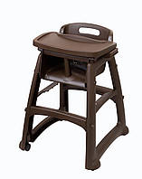 Дитячий стілець для ресторану коричневий One Chef NK-409005