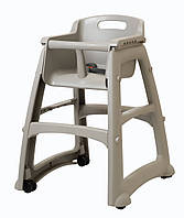 Дитячий стілець для ресторану сірий One Chef NK-409003