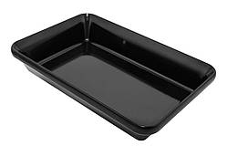 Блюдо для викладання продуктів з меламіну 20×15×5,5 см чорне One Chef NK-505308