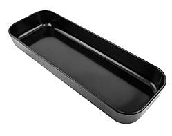 Блюдо для викладення продуктів з меламіну 45,7×16×6,5 см чорне One Chef NK-505218