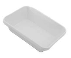 Блюдо для викладання продуктів з меламіну 20×15×5,5 см біле One Chef NK-505318