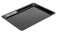 Блюдо для викладки 1/2 22 мм з полікарбонату чорне One Chef NK-513006