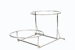 Дворівнева підставка з нержавіючої сталі 65×38×36 см One Chef NK-508106