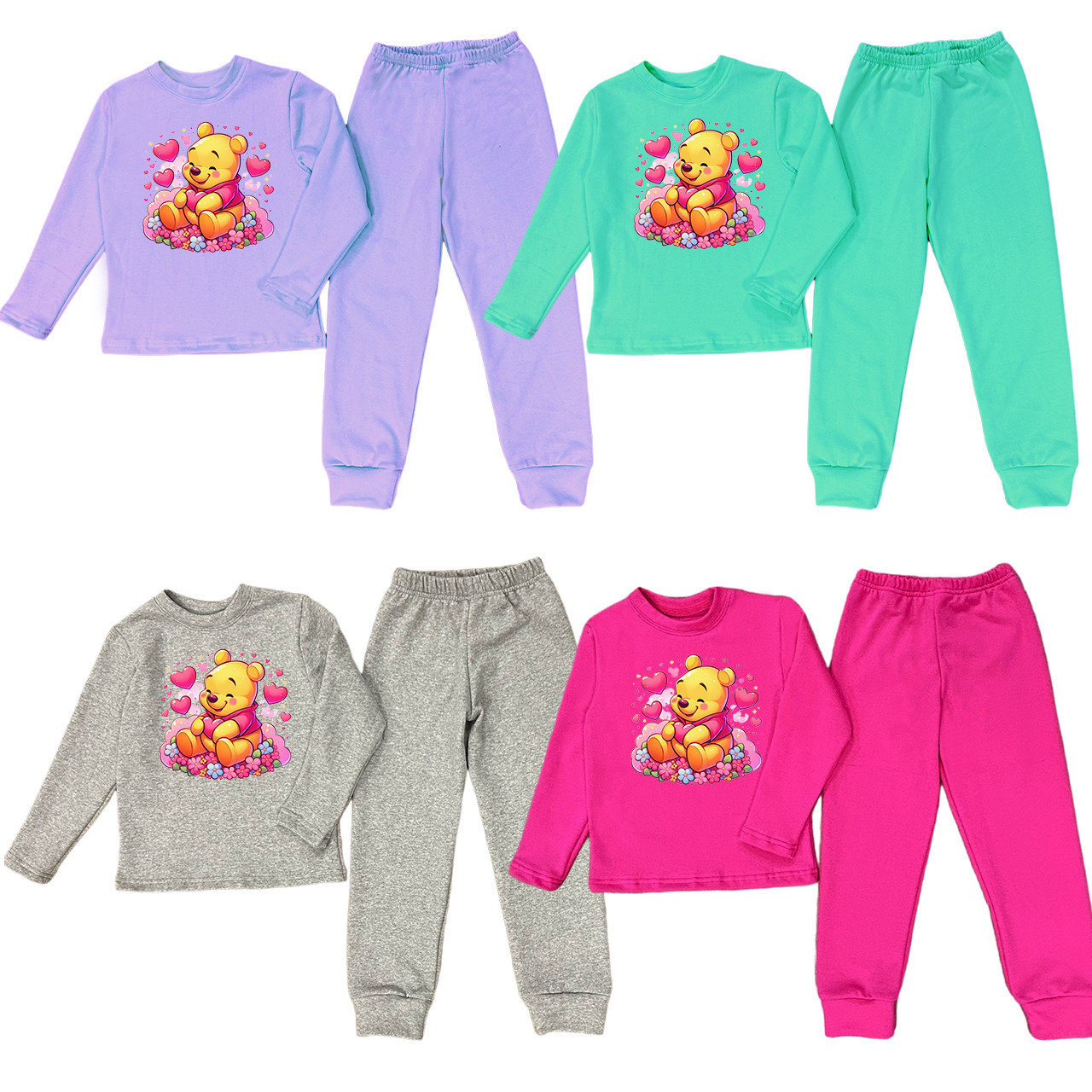 Дитяча піжама на дівчинку Teddy, 4-12 років, фото 1