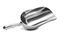 Совок алюмінієвий для сипучих та льоду 190 мл One Chef NK-203041