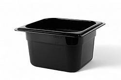Гастроємність із поліпропілену 1/6 100 мм чорна One Chef NK-516610