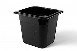 Гастроємність із поліпропілену 1/6 150 мм чорна One Chef NK-516615