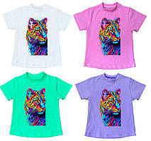 Стильна футболка для дівчинки Tiger, 2-16 років