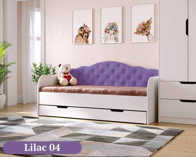 Ліжко Софія, односпальне ліжко з ящиком Sofia на ламелях КОМПЛЕКТ