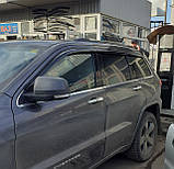 Дефлектори вікон, вітровики Jeep Grand Cherokee (WK2) 2010-2021 6шт. (Autoclover/Корея), фото 8