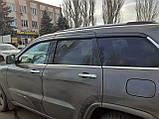 Дефлектори вікон, вітровики Jeep Grand Cherokee (WK2) 2010-2021 6шт. (Autoclover/Корея), фото 9