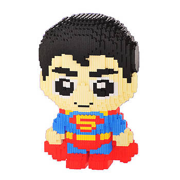 Конструктор Magic Blocks Мультгерої Супермен, 3D конструктор 30 см