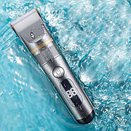 Акумуляторна машинка для стрижки з дисплеєм та 6 насадками RAF R.4026, фото 3