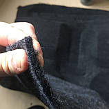 Ковролін підлоги, килимок підлоги ВАЗ 2108, 2109, 21099 ворсовий ЧОРНИЙ, фото 3