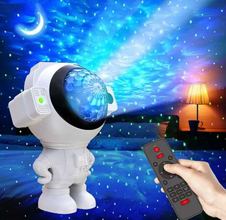 Ночник проектор зоряного неба Космонавт -"Астронавт" з Bluetooth колонкою, фото 1