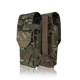 Тактичний підсумок під 2 магазина KIBORG GU Double Mag Pouch Multicam. Підсумок для магазинів мультикам