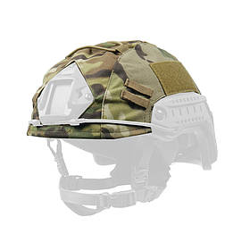 Кавер на шолом Kiborg FAST-1 Cordura multicam. Кавер на каску FAST, чохол на шолом мультикам