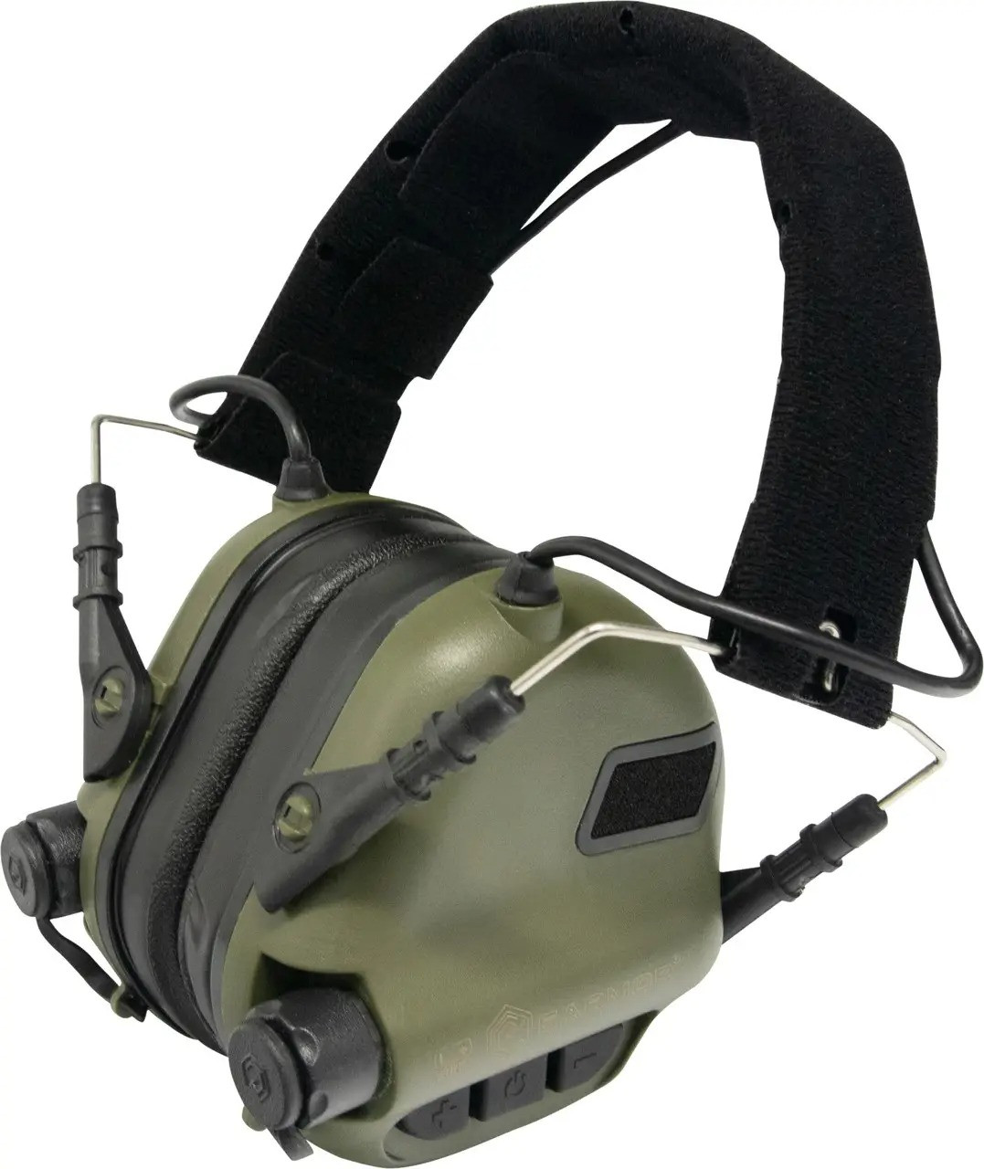 Тактичні навушники EARMOR M31 Olive з універсальним кріпленням. Захисні навушники для стрільби