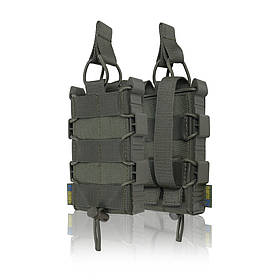 Жорсткий посилений тактичний підсумокна 1 магазин Kiborg GU Single Mag Pouch Khaki. Підсумки для магазинів