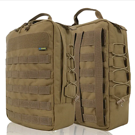 Штурмовий рюкзак 10л. кордура койот. Тактичні рюкзаки Cordura, рюкзак штурмовий coyote