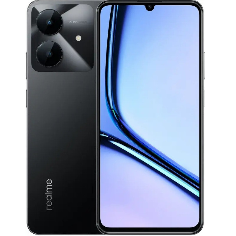 Смартфон Realme Note 60X 3/64GB (RMX3938) Marble Black, фото 1