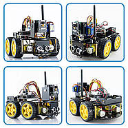 Комплект для складання робота з датчиками та програмованим керуванням, Arduino-робот з камерою ESP32-CAM, фото 3