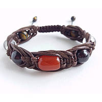 Браслети шамбала, плетені, на шнурі