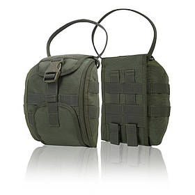 Підсумок-аптечка (швидкий скид) Kiborg GU Cordura Khaki. Відривний медичний підсумок аптечка