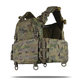 Плитоноска Kiborg GU gen.2 Multicam. Плитоноска без плит мультикам, плитоноска мультикам без підсумків