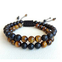 Парні браслети з натуральних каменів