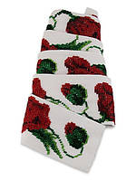 Пояс розшитий бісером "Маки"