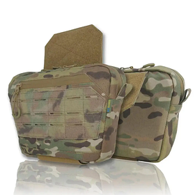 Сумка-напашник M Kiborg GU Cordura Multicam. Сумка напашник мультикам з велкро панелью