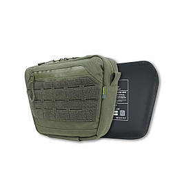 Сумка-напашник M з балістичним пакетом 1 клас захисту Kiborg GU Сordura Khaki