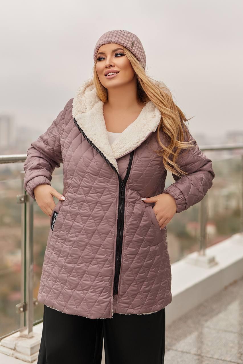 Куртка для пишних дам "Плащовка", фото 1