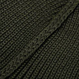 Шапка в’язана Docker Hat. Cotton and wool. Olive, фото 6