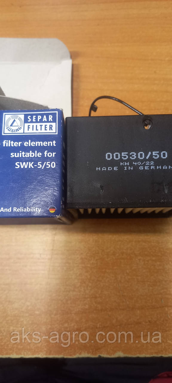 0053050  00530/50  Фільтр паливний SEPAR CE1345MP G336430A1 336430A1 87780450 ST6005 E0530K01 PU89 FS1081
