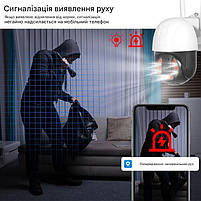 Вулична поворотна IP-камера GSM 4G C15X-H-4G. Програма – V380 Pro, фото 8