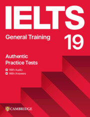 Посібник IELTS 19 General Authentic Examination Papers with Answers with Audio with Resource