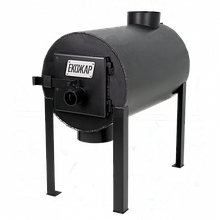 Дров'яна піч буржуйка Екожар Про 200 вертикальна