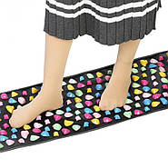 Ортопедичний масажний килимок EasyFit 70 см з камінчиками, фото 3